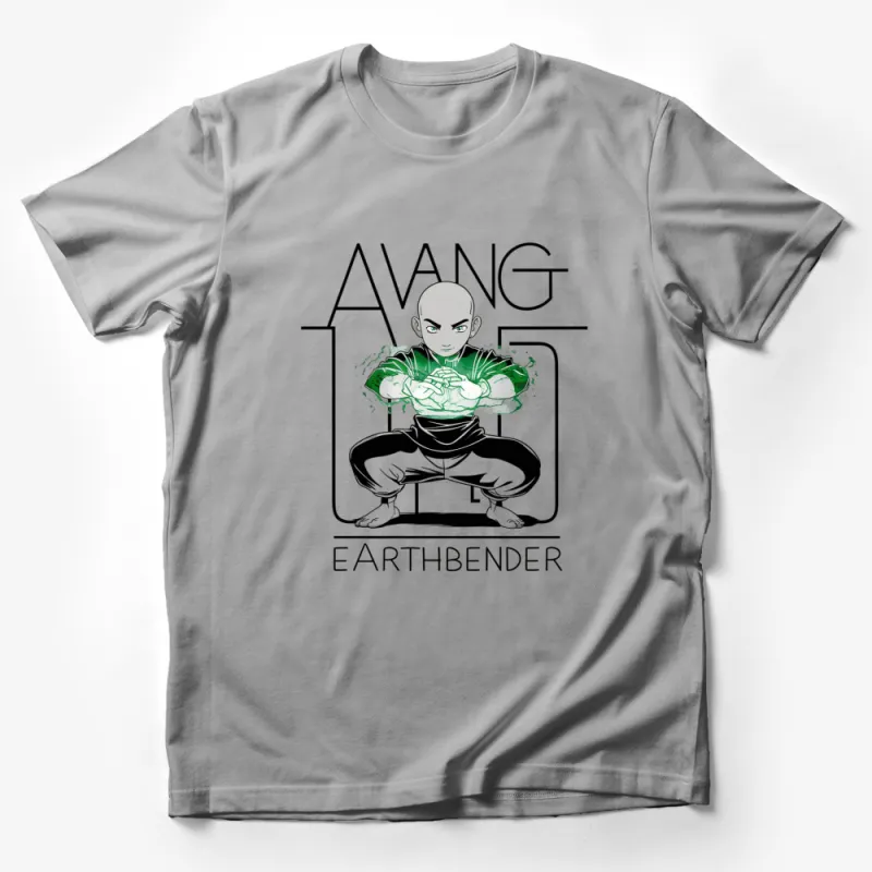 Avatar The Last Airbender T-Shirt, Aang Earthbender Graphic Tee, Unisex Anime Shirt Male T-Shirt