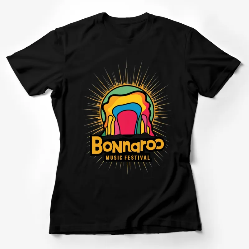 Bonnaroo Music Festival T-Shirt, Vintage Style Concert Tee, Colorful Retro Graphic, Unisex Music Event Shirt Female T-Shirt