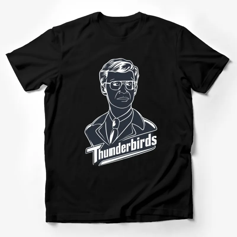 Retro Thunderbirds T-Shirt, Vintage TV Show Graphic Tee, Classic 60s Series, Fan Gift Male T-Shirt