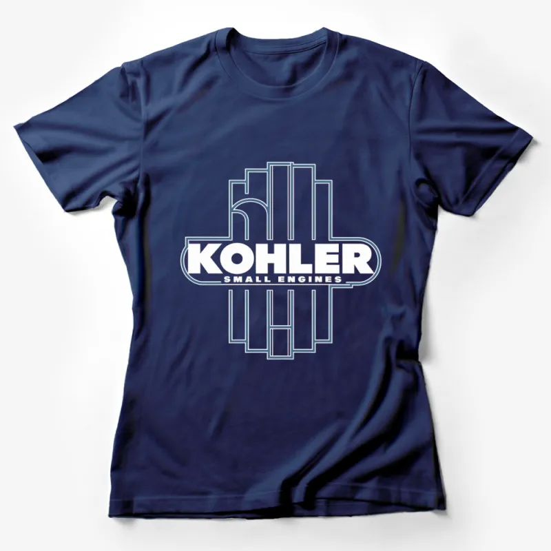 Kohler Small Engines Logo T-Shirt, Vintage Graphic Tee, Unisex Cotton Shirt, Retro Style Casual Apparel Female T-Shirt