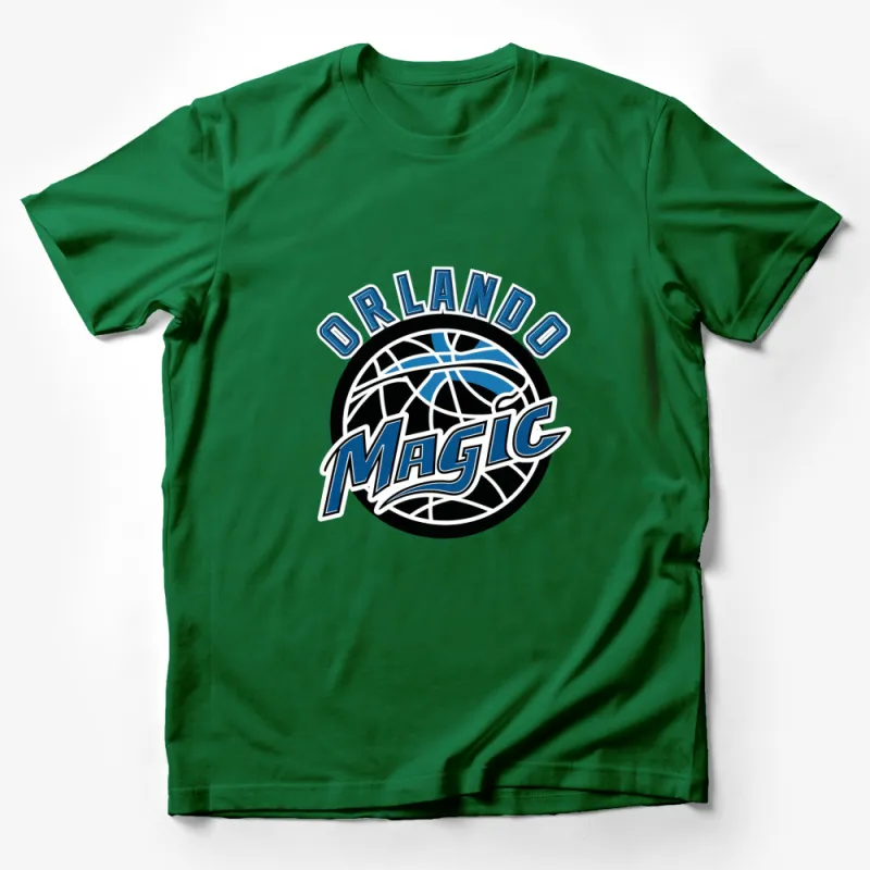 Orlando Magic Basketball Team Logo T-Shirt, Sports Fan Gear, Men's Women's Casual Wear Male T-Shirt