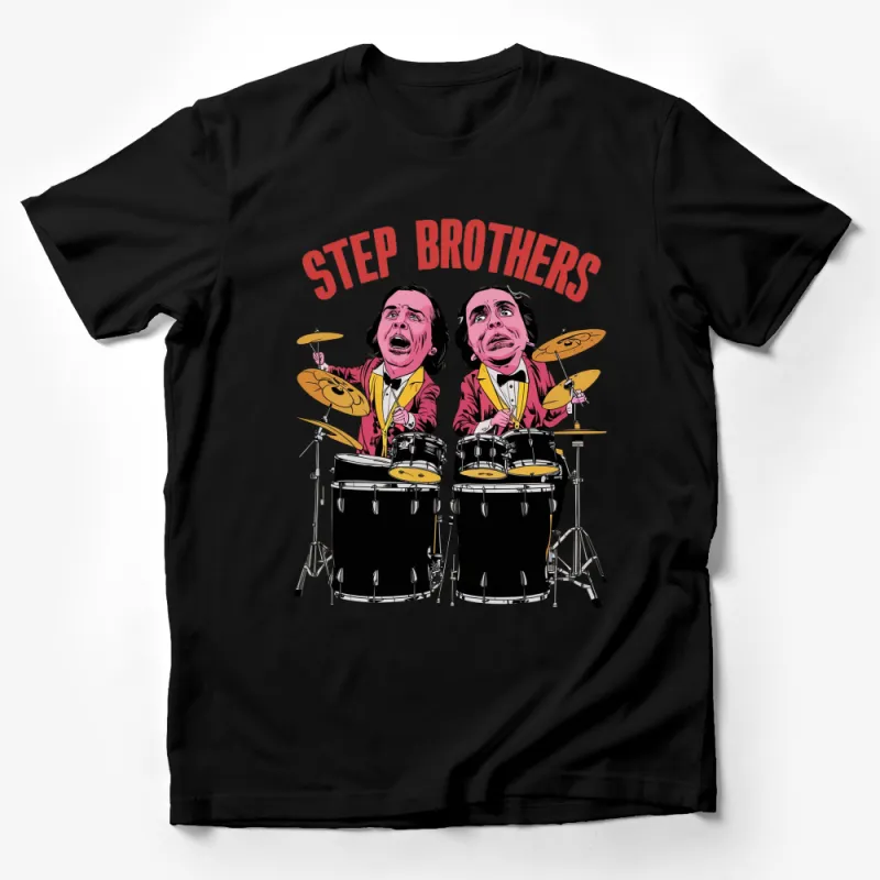 Step Brothers Drumming Scene T-Shirt, Funny Movie Quote Unisex Tee, Retro Graphic T-Shirt, Gift for Movie Fans Male T-Shirt