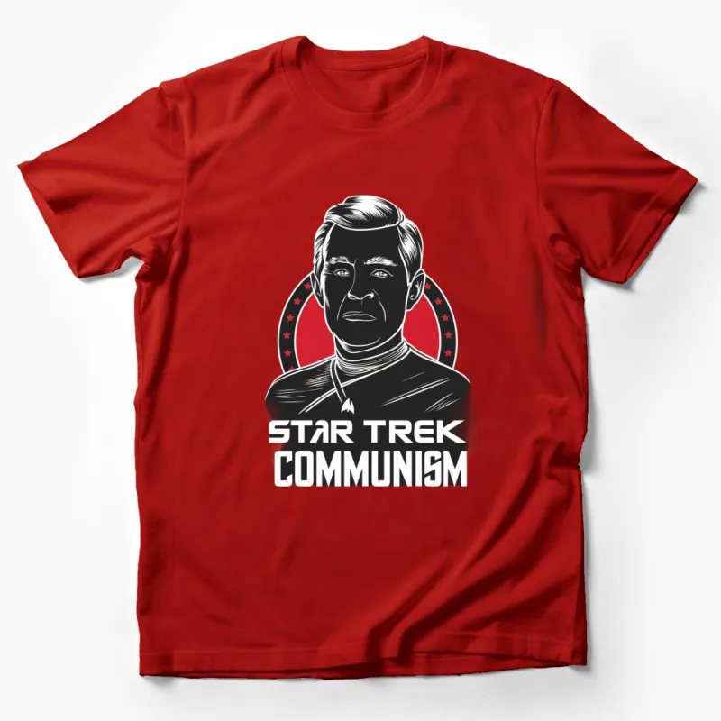 Star Trek Communism T-Shirt - Sci-Fi Fan Apparel, Unique Graphic Tee, Gift for Trekkies Male T-Shirt