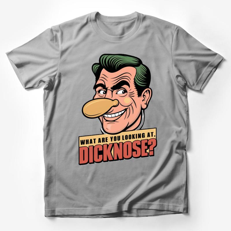 Novelty Dicknose T-Shirt, Sarcastic Comic Face Tee, Funny Graphic Shirt, Unique Statement Tee Unisex, Adult Humor Apparel, Gift Idea Male T-Shirt