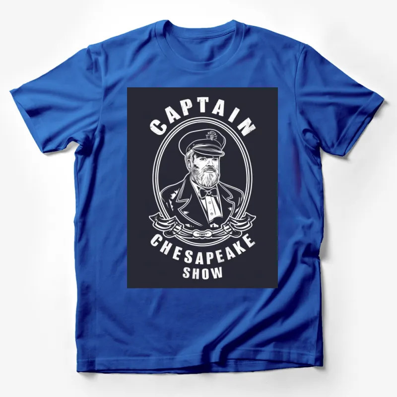 Captain Chesapeake Show Vintage Style T-Shirt, Nautical Graphic Tee, Men's Fashion, Maritime Enthusiast Gift Male T-Shirt