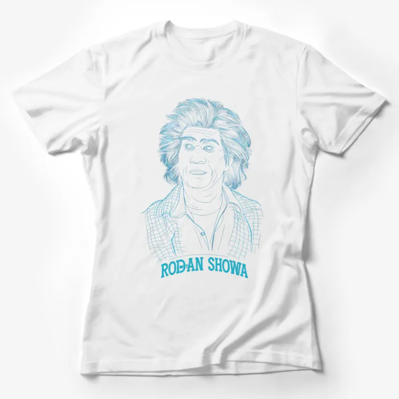 Vintage Style Rodan Showa Graphic Tee, Retro Inspired Blue Design Unisex T-Shirt Female T-Shirt