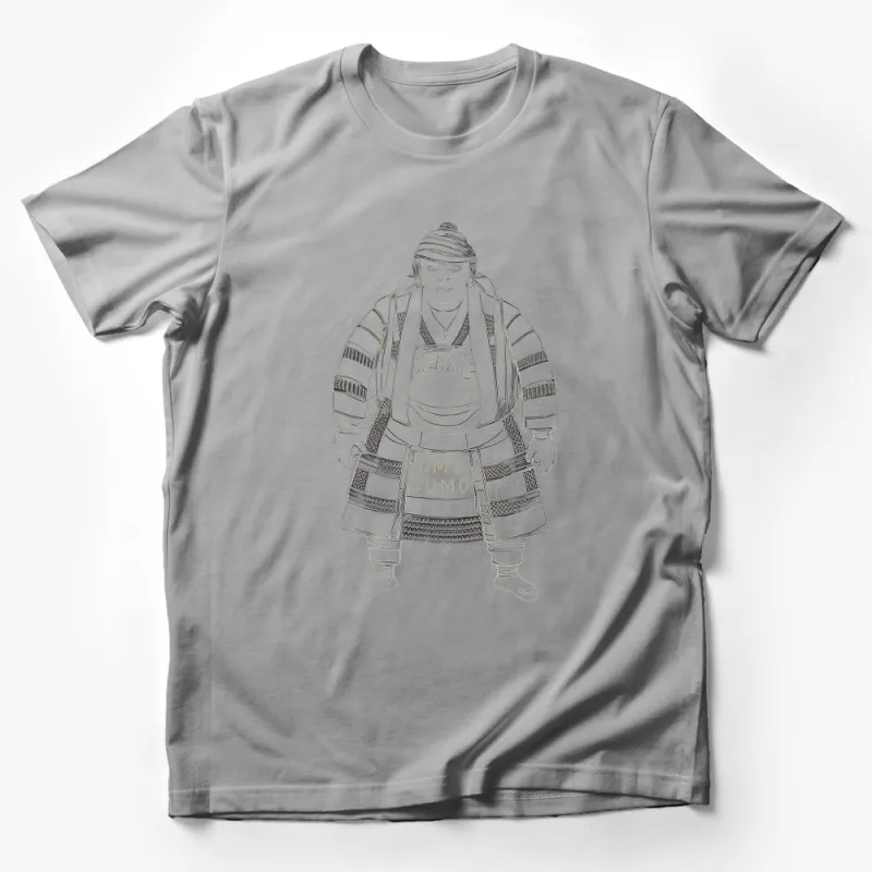 Sumo Wrestler Graphic T-Shirt, Traditional Japanese Sport Tee, Unisex Cotton Casual Shirt, Unique Japan Inspired Design Male T-Shirt