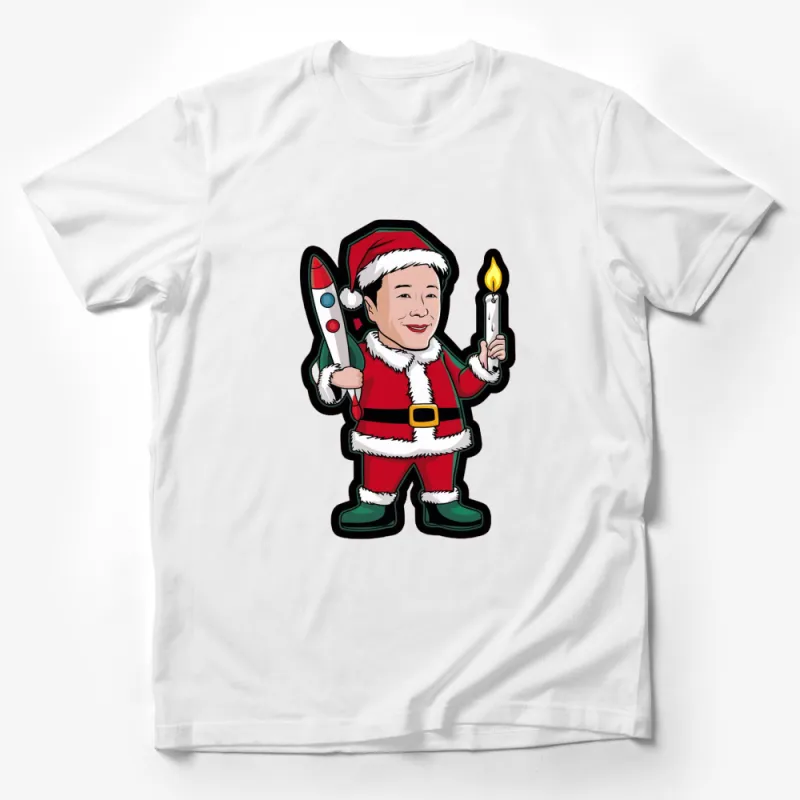 Kids Santa Claus Costume T-Shirt, Boys Christmas Tee, Fun Holiday Apparel, Graphic Shirt Gift Male T-Shirt