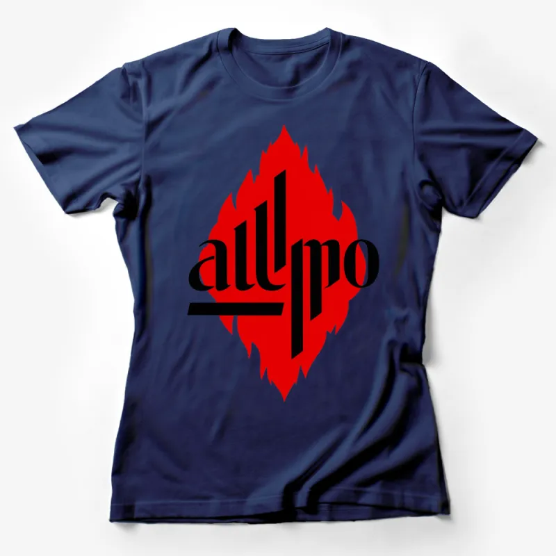 Bold Red and Black All Pro Graphic T-Shirt, Stylish Modern Font, Unisex Tee Female T-Shirt