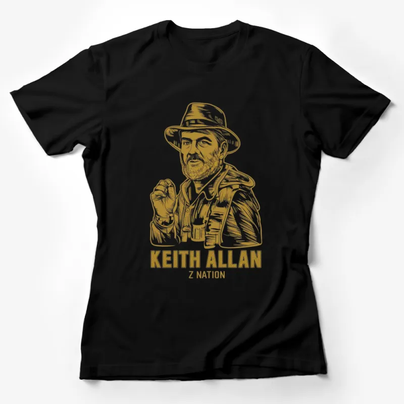 Keith Allan Z Nation Graphic Tee, Men's TV Show Fan T-Shirt, Unique Apparel Gift Female T-Shirt