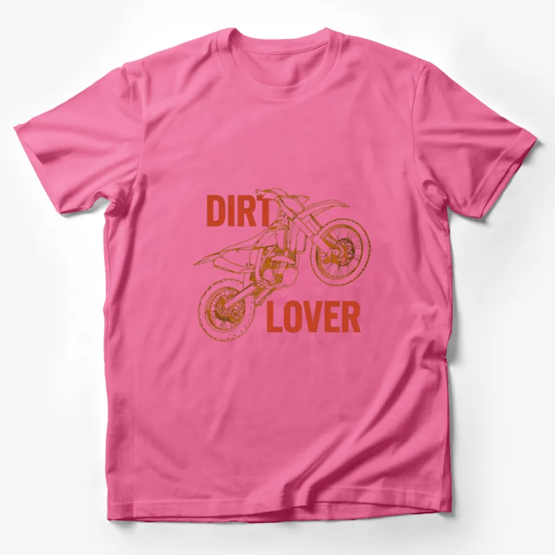 Dirt Lover Motocross T-Shirt, Motorcycle Graphic Tee, Off-Road Bike Rider Gift, Unisex Apparel Male T-Shirt