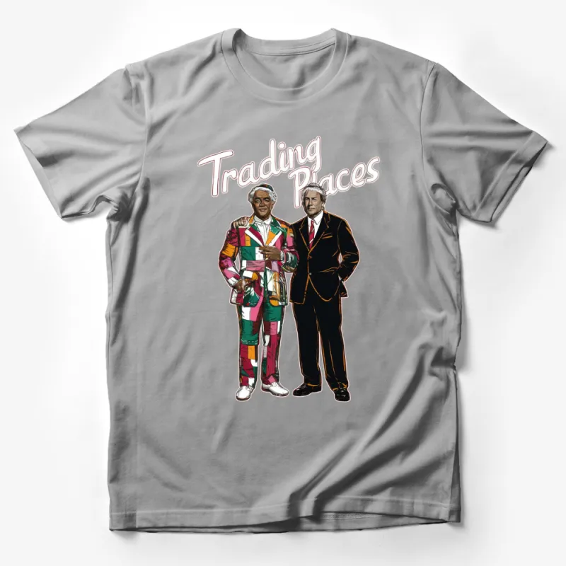 Trading Places Movie Inspired T-Shirt, Classic Film Quote Graphic Tee, Unique 80s Cinema Apparel Male T-Shirt