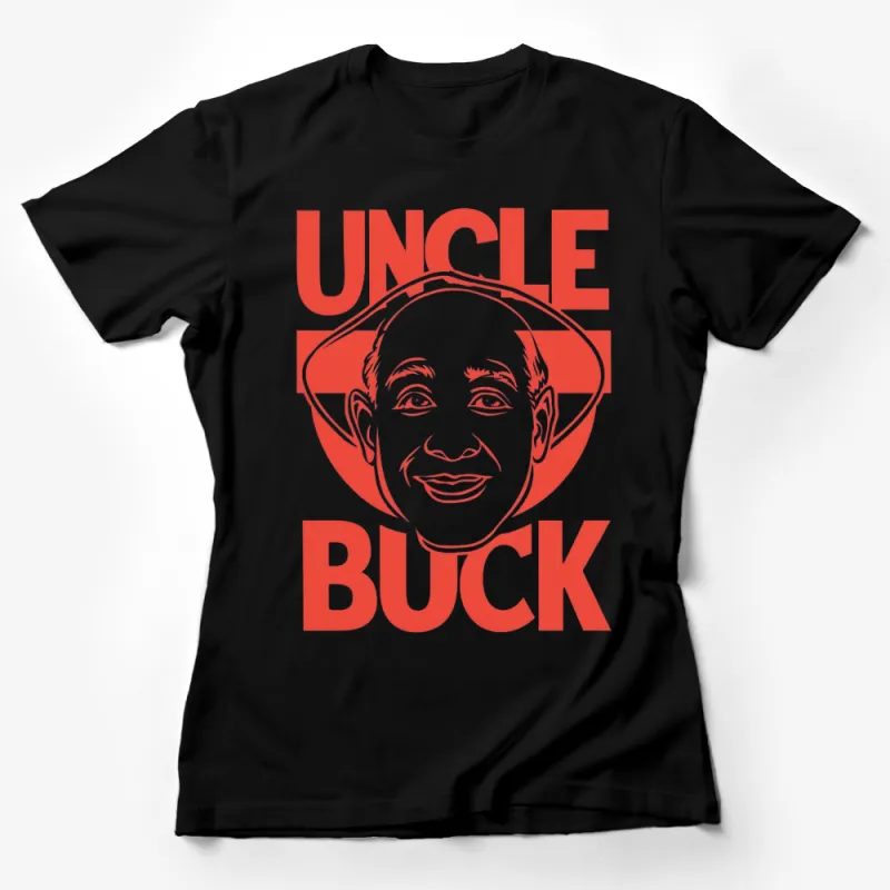 Uncle Buck Red and White Graphic T-Shirt, Vintage Movie Inspired Tee, Unisex Casual Wear Female T-Shirt