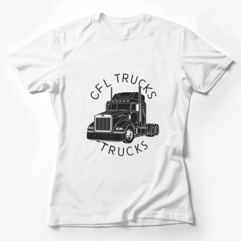 Vintage Truck T-Shirt, Classic Semi Truck Graphic Tee, Truck Lover Gift, Men's Cool Truck Shirt Female T-Shirt