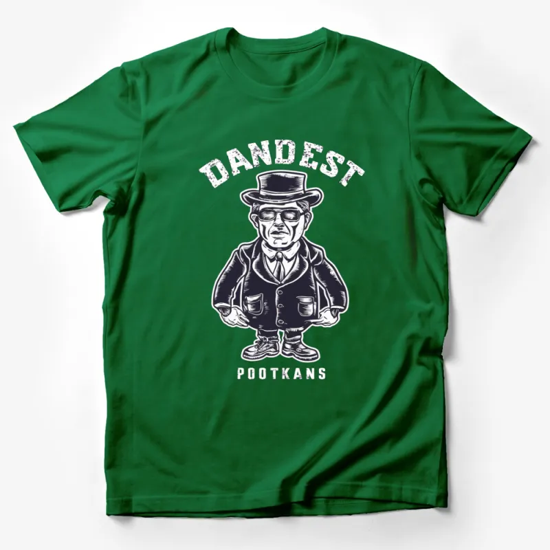 Vintage Dandiest Pootkans Men's T-Shirt, Classic University Style, Nostalgic Graphic Tee, Unique Gift Idea Male T-Shirt