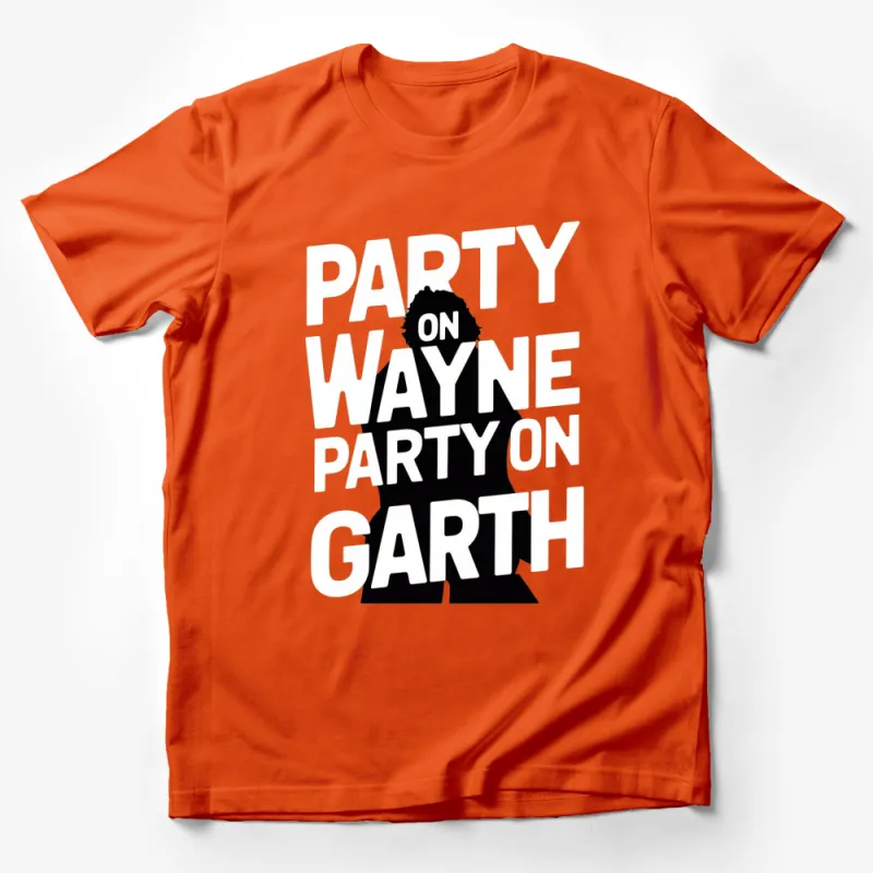 Party On Wayne Party On Garth T-Shirt, Classic Movie Quote, 90s Nostalgia Tee, Unisex Graphic Shirt Male T-Shirt