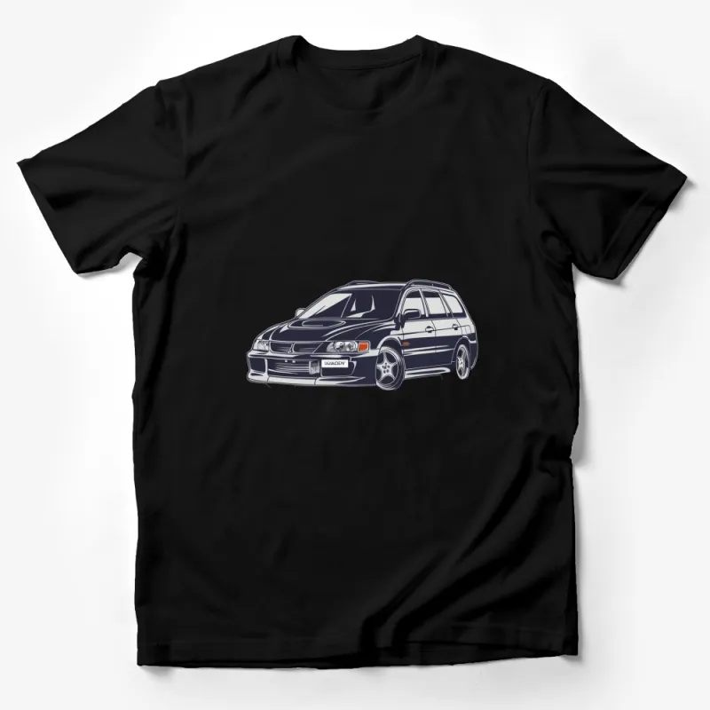 Vintage Car T-Shirt, Classic Station Wagon Graphic Tee, Auto Enthusiast Retro Design Shirt, Gift for Car Lovers Male T-Shirt