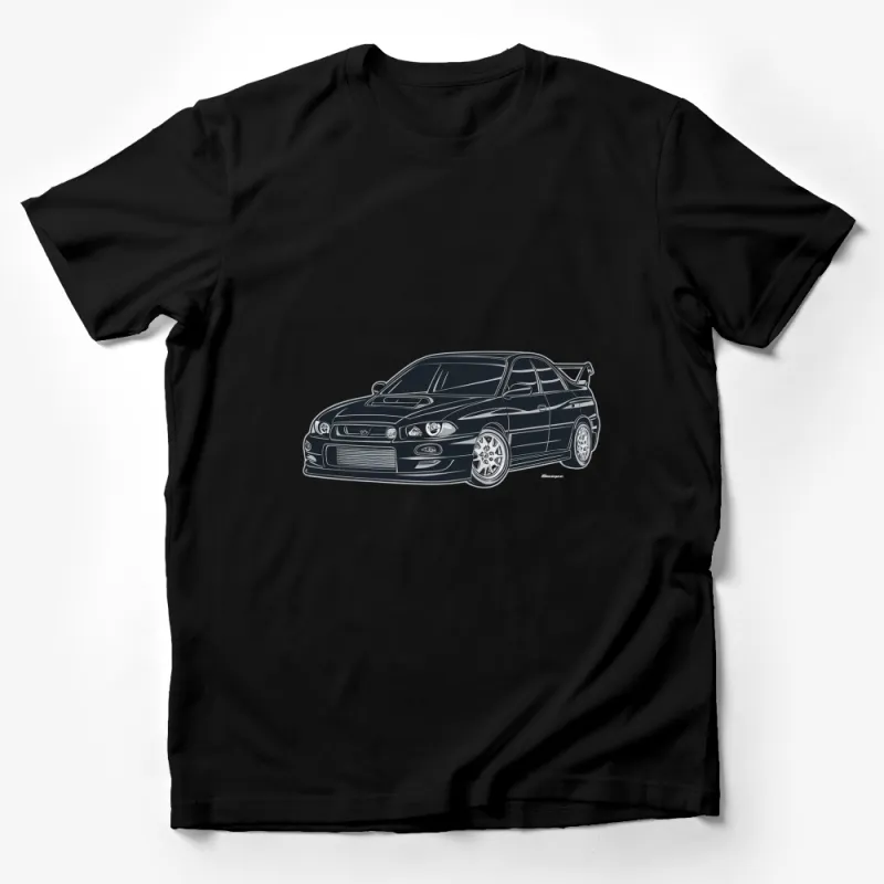 Vintage Sports Car Graphic Tee, Classic Car Lovers' T-Shirt, Unique Automobile Apparel Male T-Shirt