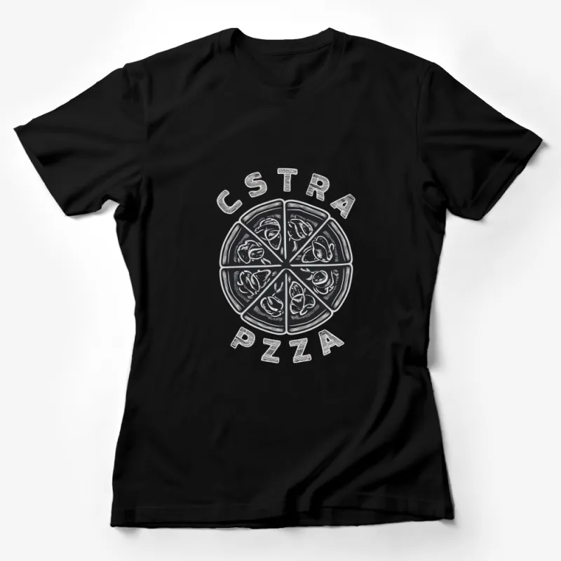 Stylish Pizza Graphic T-Shirt, Unisex Pizza Lover Tee, Casual Comfortable Apparel, Fashionable Foodie Gift Female T-Shirt