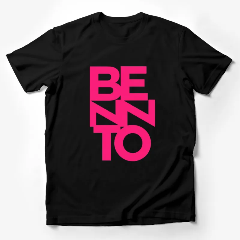 Bold Pink BE WHO YOU WANT TO BE Graphic T-Shirt, Inspiring Message Shirt, Gift Idea Male T-Shirt