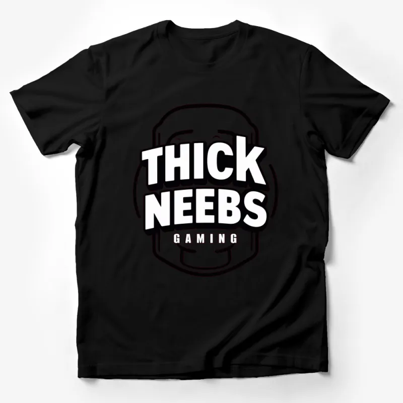 Thick Neebs Gaming Logo T-Shirt, Trendy Gamer Graphic Tee, Unisex Casual Wear Male T-Shirt