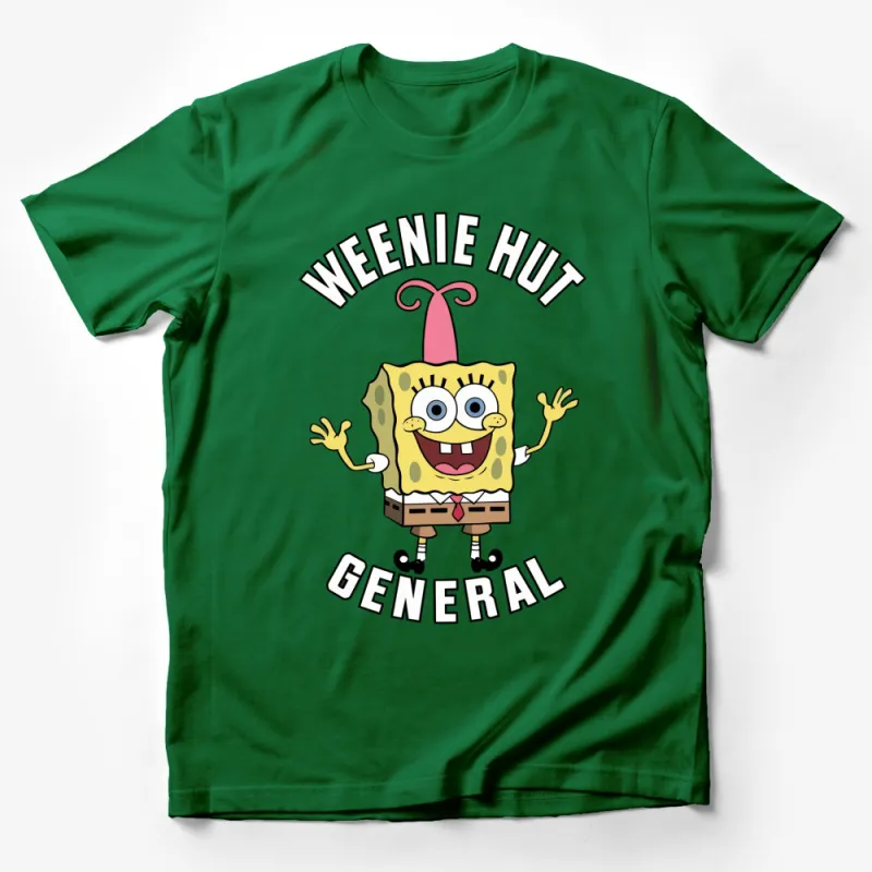 SpongeBob Weenie Hut General Funny Cartoon Graphic Tee, Unisex T-Shirt, Gift for Cartoon Lovers Male T-Shirt