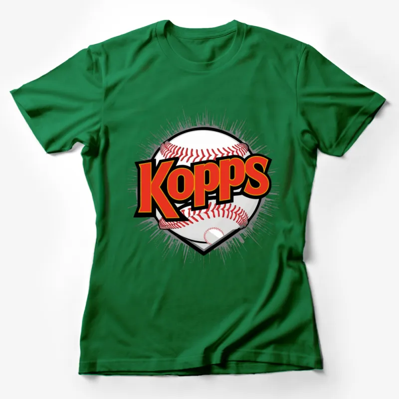 Kopp's Baseball Graphic T-Shirt, Vintage Sports Logo Tee, Ball Game Fashion, Unisex Style Shirt Female T-Shirt