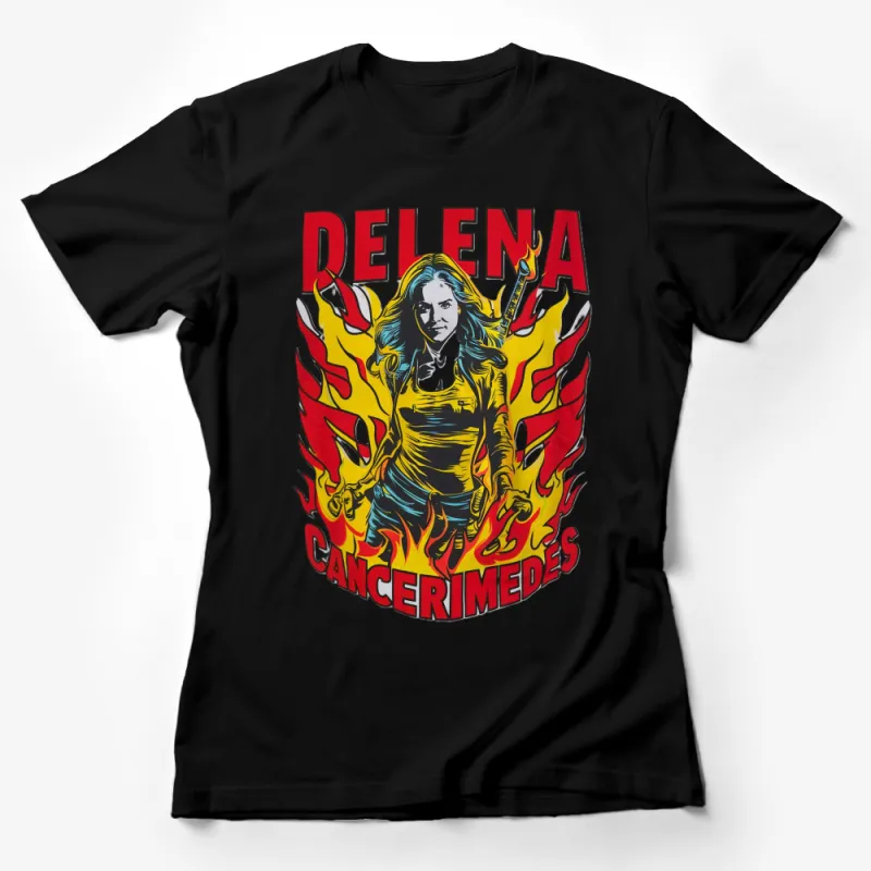 Delena Cancerimedes Fire Emblem Graphic T-Shirt, Bold Colorful Fantasy Tee, Unique Artwork Unisex Apparel Female T-Shirt