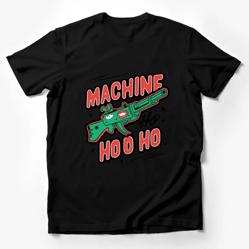 Machine Ho Ho Ho Christmas T-Shirt, Funny Holiday Tee, Festive Seasonal Apparel, Gift Idea Male T-Shirt