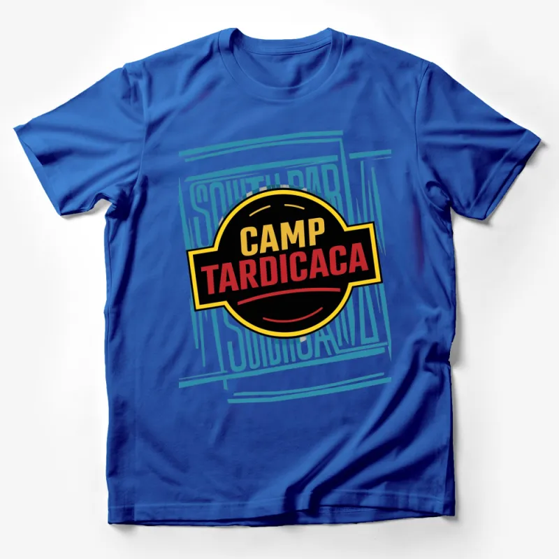 Camp Tardicaca T-Shirt, Vintage Logo Design, Unisex Graphic Tee, Gift Idea for Campers Male T-Shirt