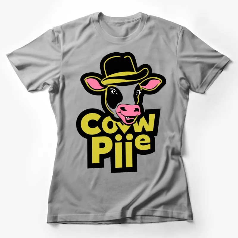 Cow Pie Funny Animal Cartoon T-Shirt, Unisex Graphic Tee, Casual Wear, Gift for Farmers Female T-Shirt