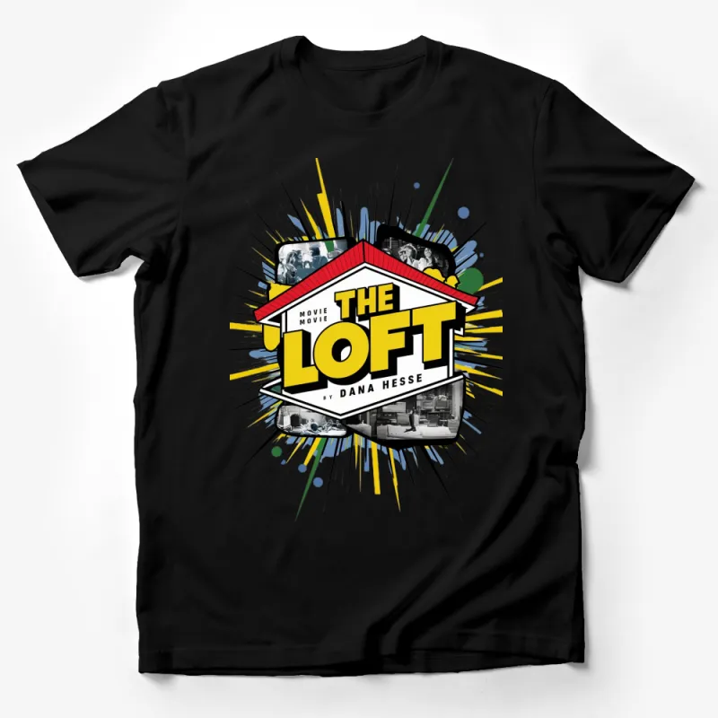 The Loft Movie Poster T-Shirt, Dana Hesse Film Classic, Retro Film Fan Apparel, Unisex Graphic Tee Male T-Shirt