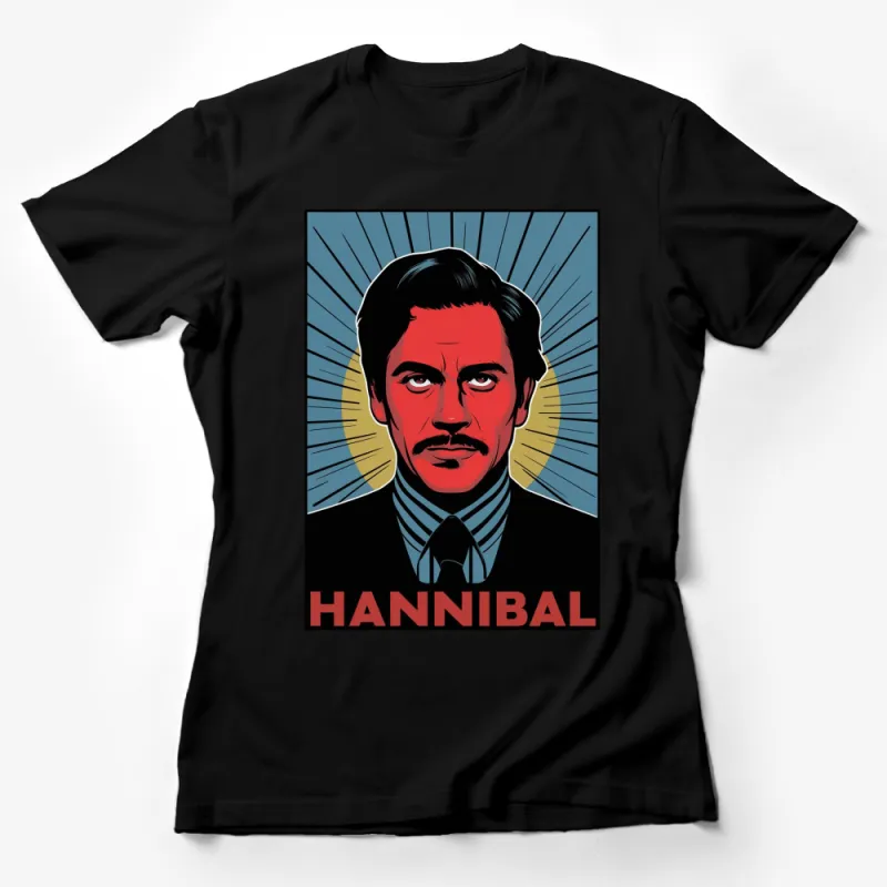 Hannibal Inspired Graphic T-Shirt, Pop Culture TV Show Fan Art Tee, Unisex Shirt Design Female T-Shirt