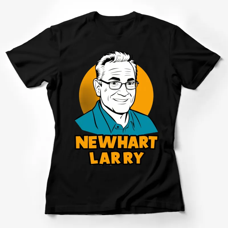 Vintage Look Newhart Larry Inspired T-Shirt, Classic TV Show Character Tee, Gift for TV Series Fans Female T-Shirt