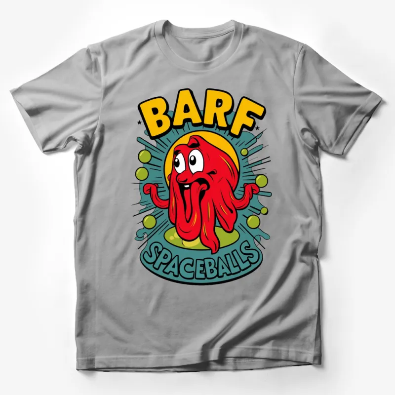 Spaceballs Barf Character T-Shirt, Retro Movie Graphic Tee, Colorful Cartoon Design, Fun Vintage Style Apparel Male T-Shirt