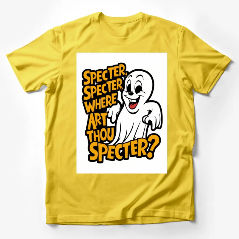 Classic Casper the Friendly Ghost T-Shirt, Specter Where Art Thou? Comic Tee Male T-Shirt