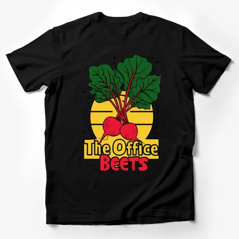 The Office Beets T-Shirt, Funny Pop Culture Tee, Vintage Graphic Shirt, TV Show Inspired Apparel Male T-Shirt