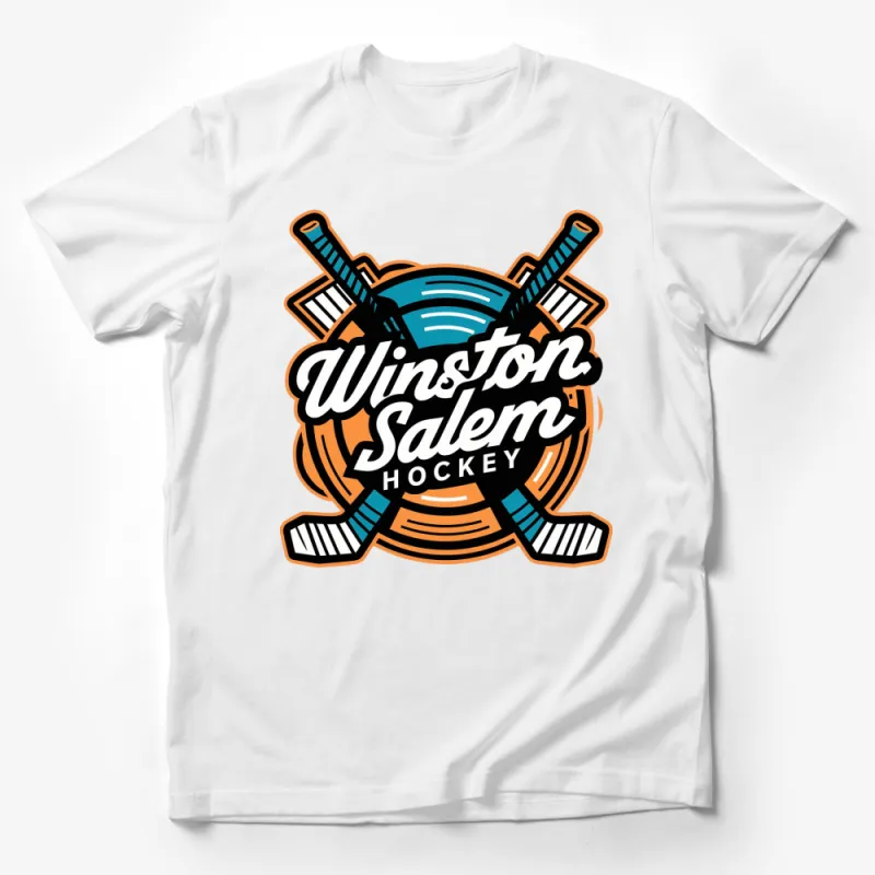 Winston Salem Hockey Graphic T-Shirt, Vintage Style Sports Tee, Unisex Clothing Male T-Shirt