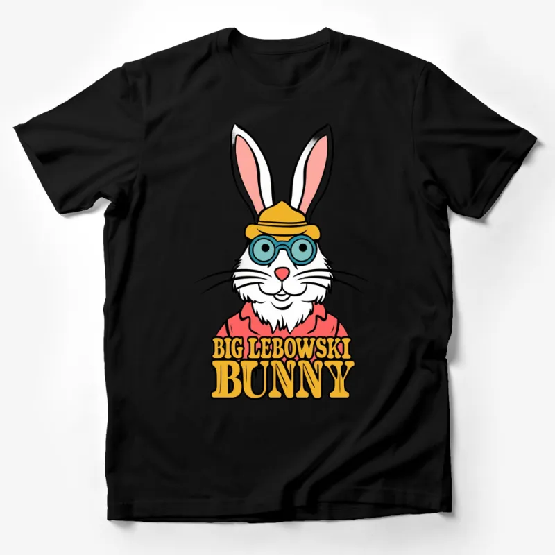 Big Lebowski Bunny T-Shirt, Funny Rabbit Graphic Tee, Unique Rabbit Lover Gift, Unisex Adult Clothing Male T-Shirt