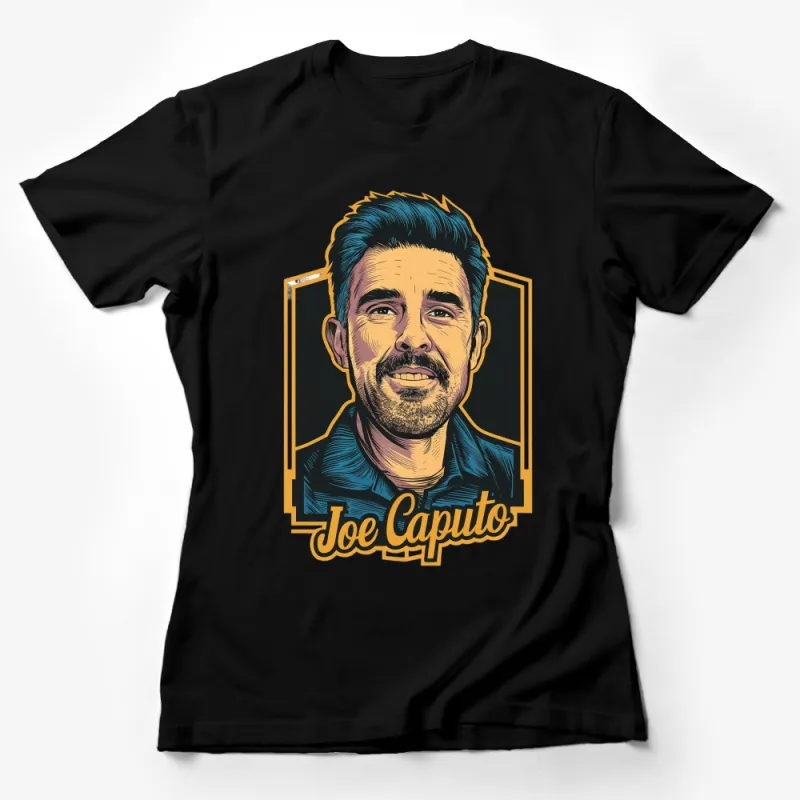 Vintage Style Joe Caputo Portrait T-Shirt, Retro Graphic Tee, Unique Men's Fashion, Pop Culture Inspired Shirt Female T-Shirt