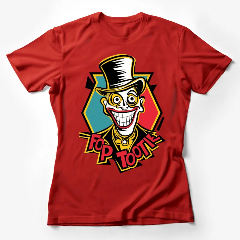 Vintage Circus Ringmaster T-Shirt, Colorful Retro Pop Art Design, Fun Carnival Tee Female T-Shirt