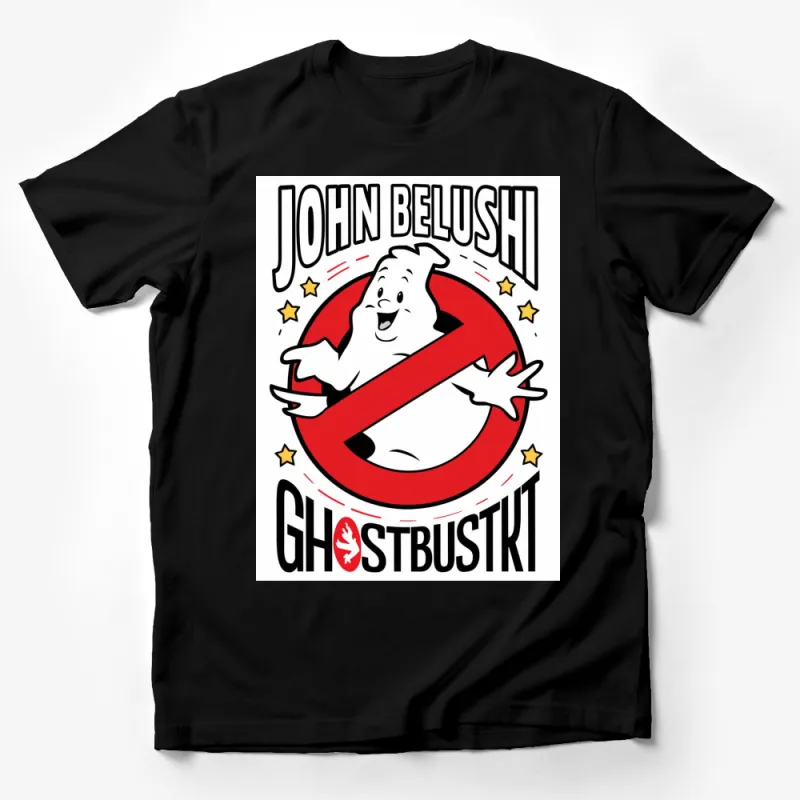 John Belushi Ghostbusters T-Shirt, Vintage Movie Tee, 80s Retro Film Shirt, Collectible Fan Apparel Male T-Shirt