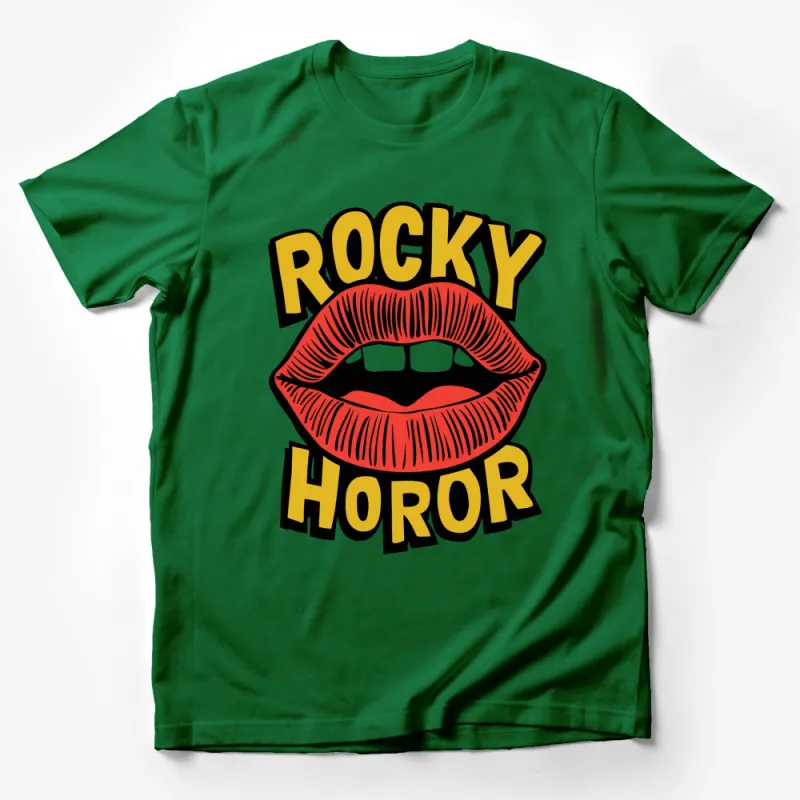 Rocky Horror Red Lips T-Shirt, Vintage Style Graphic Tee, Retro Movie Fan Gift Male T-Shirt