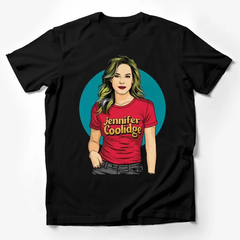 Jennifer Coolidge Graphic T-Shirt, Pop Culture Fashion, Women's Casual Red Tee, TV Show Inspired Top, Vintage Style, Gift Idea Male T-Shirt