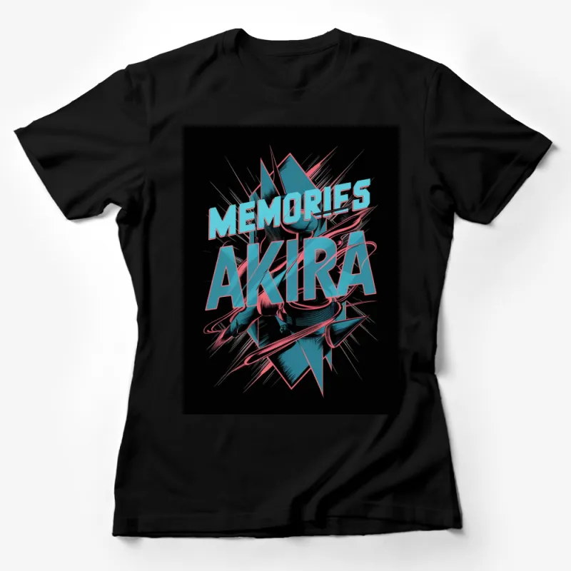 Retro Akira Memories Graphic T-Shirt, Vintage Inspired Anime Design Tee, Stylish Unisex Top Female T-Shirt