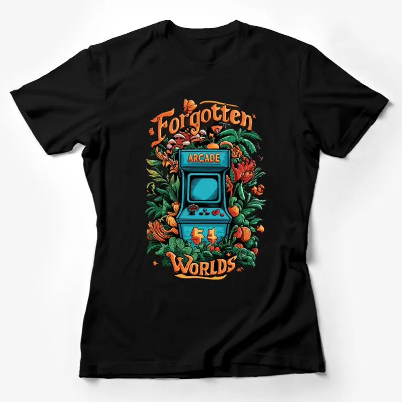 Forgotten Worlds Arcade Vintage Graphic T-Shirt, Retro Gaming Tee, Vibrant Colors Female T-Shirt