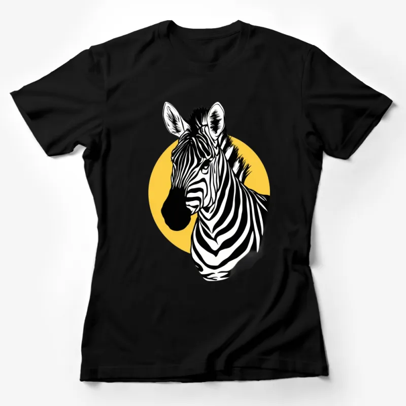 Zebra Graphic T-Shirt, Black and White Zebra Print, Unisex Tee, Casual Wildlife Shirt, Unique Animal Design, Trendy Fashion Top Female T-Shirt