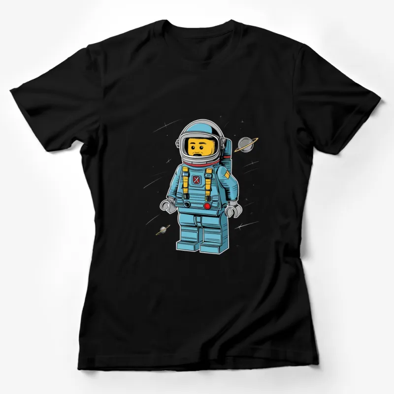 Lego Astronaut Graphic T-Shirt, Space Explorer Tee, Kids and Adults, Casual Wear, Unique Gift Idea Female T-Shirt