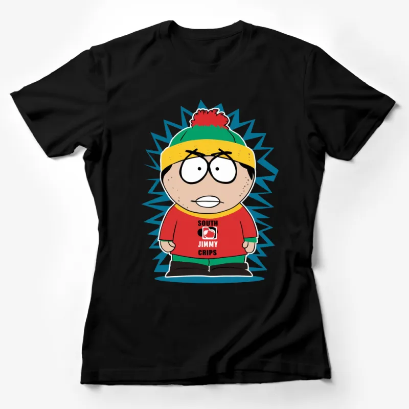 South Park Inspired Jimmy Valmer Character Graphic T-Shirt, Colorful Unisex Tee Female T-Shirt