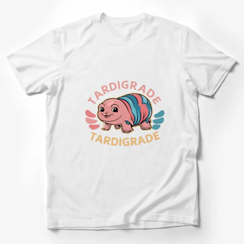 Cute Tardigrade Cartoon T-Shirt, Fun Water Bear Tee for Science Lovers, Unique Gift Idea Male T-Shirt